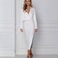 Crop Jacket Skirt Suit 2-Piece Suit