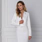 Crop Jacket Skirt Suit 2-Piece Suit