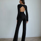 Backless Cut-Out Jumpsuit