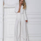 High Waist Fitted Palazzo Pants