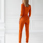 Formal One-Button Jumpsuit