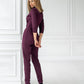 Formal One-Button Jumpsuit