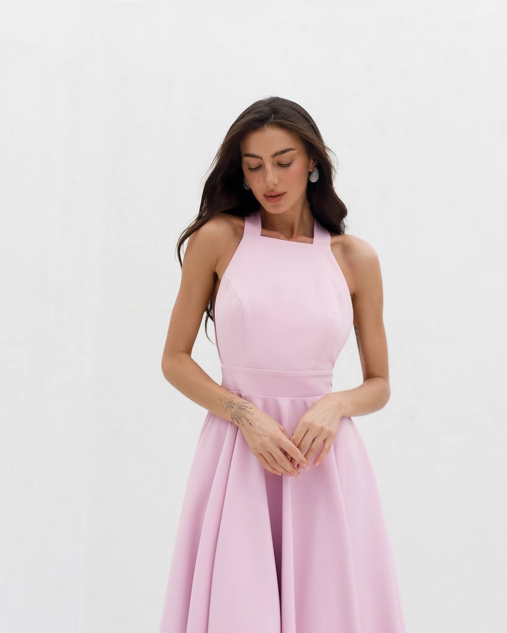 Bow Back Midi Dress