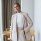 Double-Breasted Style Relaxed Fit Suit 2-Piece