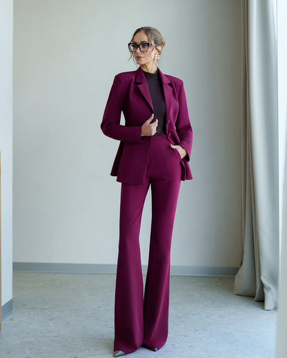 Chloe Single-Breasted Suit 2-Piece