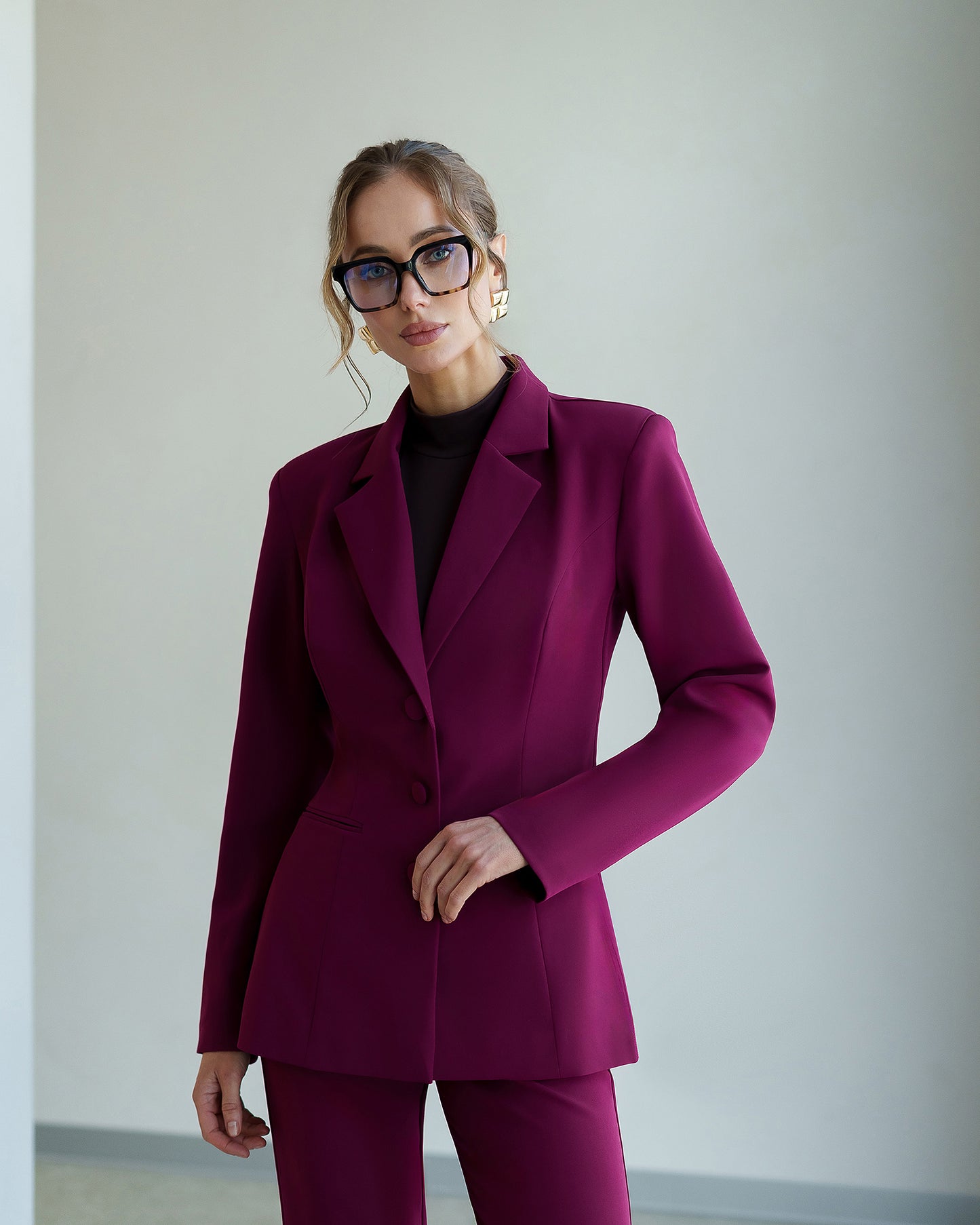 Chloe Single-Breasted Suit 2-Piece