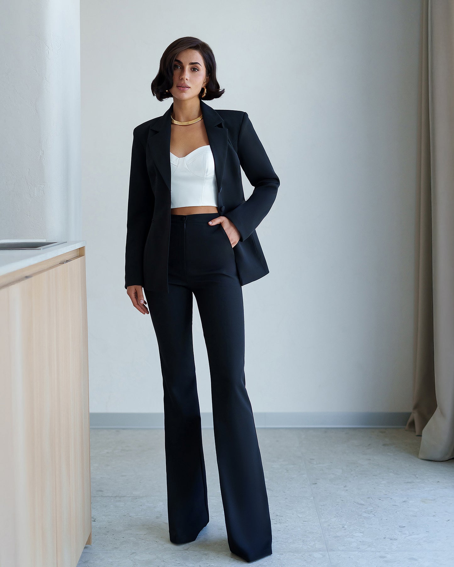 Chloe Single-Breasted Suit 2-Piece