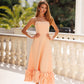 Swan Strappy Midi Dress