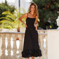 Swan Strappy Midi Dress