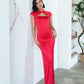 Cap Sleeve Corset Cut-Out Maxi Dress