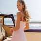 Swan Strappy Midi Dress