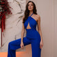 Bow Top Backless Jumpsuit