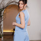 Tailored Vest & Overlap Mini Skort Set 2-Piece