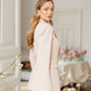 Alexa Notch Lapel Jacket Flared Pants Suit 2-Piece