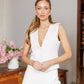 Tailored Vest & Overlap Mini Skort Set 2-Piece