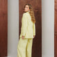 Single-Breasted Wide-Leg Suit 2-Piece