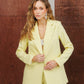 Single-Breasted Wide-Leg Suit 2-Piece