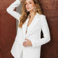 Single-Breasted Wide-Leg Suit 2-Piece