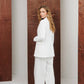 Single-Breasted Wide-Leg Suit 2-Piece