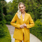 Single-Breasted Wide-Leg Suit 2-Piece