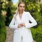 Single-Breasted Wide-Leg Suit 2-Piece