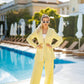 Single-Breasted Wide-Leg Suit 2-Piece