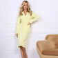 Belted Double Breasted Blazer Dress