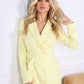 Belted Double Breasted Blazer Dress