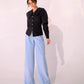 Puff Sleeve Collared Blouse