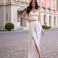 High Waist Slit Cuff Сulottes