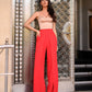 High Waist Slit Cuff Сulottes