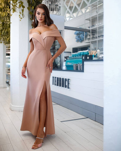 Off-The-Shoulder Maxi Dress