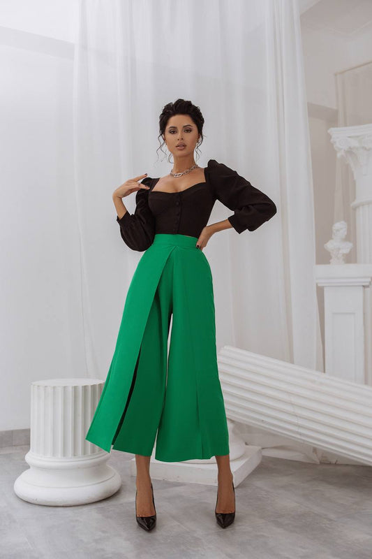 Sweetheart Puff-Sleeve Blouse
