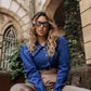 Puff Sleeve Collared Blouse