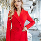 Belted Double Breasted Blazer Dress