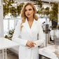 Belted Double Breasted Blazer Dress