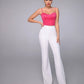 Satin Strappy Sweetheart Top