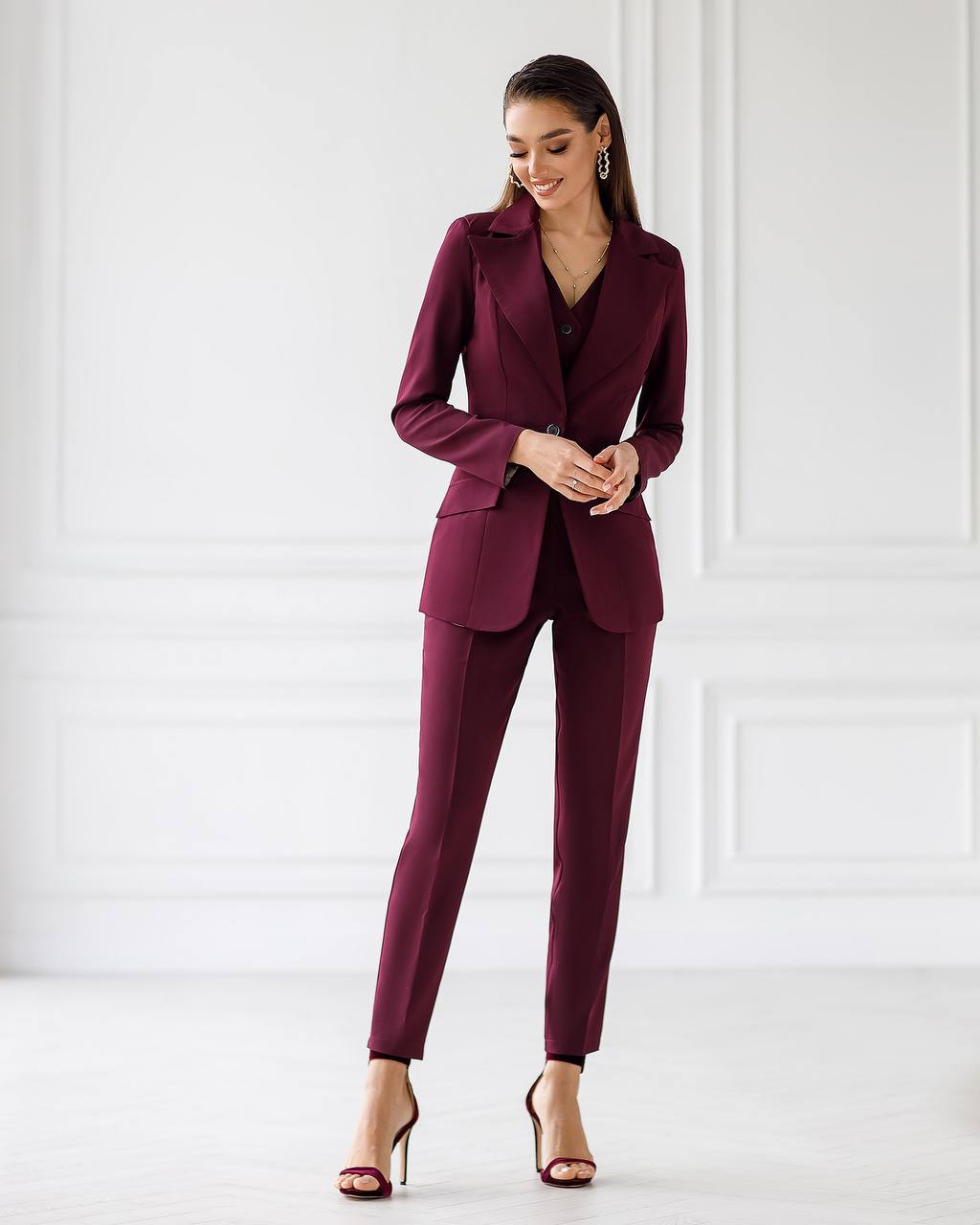 Office Slim-Fit 3-Piece Suit