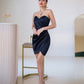 Satin Strapless Mini Dress