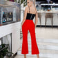 Satin Strappy Sweetheart Top