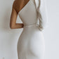 Alexa One-Shoulder Midi Dress