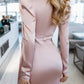 Puff Sleeve Wrap Dress