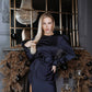 Puff Sleeve Wrap Dress