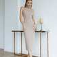 Pencil Backless Midi Dress