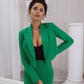 Crop Jacket Skirt Suit 2-Piece