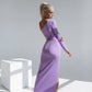 One-Shoulder Cut-Out Midi Dress
