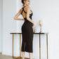 Pencil Backless Midi Dress