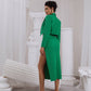 Crop Jacket Skirt Suit 2-Piece